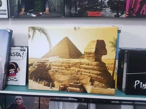 Vinilo Decorativo 50x75cm Egipto Esfinge Piramide Desierto