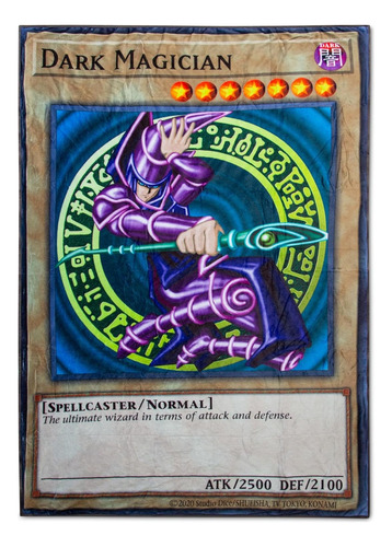 Yu-gi-oh Manta De Forro Polar Tarjeta De Mago Oscuro, ...