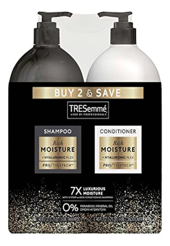 Tresemme Moisture Rich Shampoo & Conditioner Value Pack - 2/