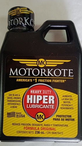 Motor Kote Antifricion Tratamiento Para  5 Litros. No Envio