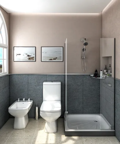 Juego Sanitarios Loza Baño Cuadrado Moderno Bañera