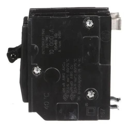 Imagen 3 de 8 de Pastilla Interruptor Termomagnético Qo220 2polo20a Schneider