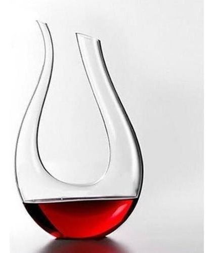 Decanter Vinho 1,5l Vidro Moderno Lapidado 34x21