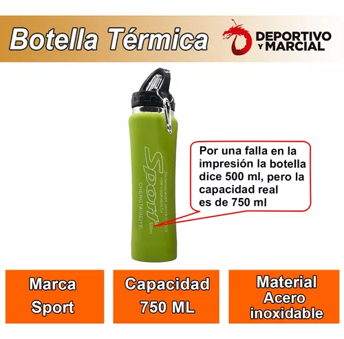 Botella termica sport 500 ml