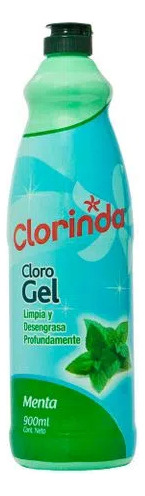 Cloro Gel Dp Clorinda Menta 900ml   (2uni)super