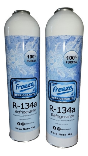 Refrigerante R134 1kg Freeze