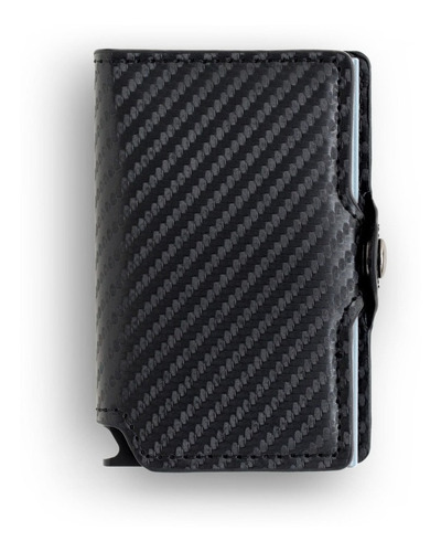 Imagen 3 de 4 de Billetera Walla Wallets Doble - Carbono Space Black