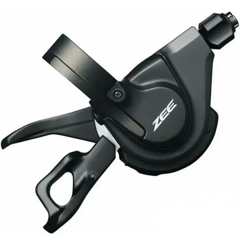 BADGES40❷ Alavanca Ez Fire Shimano Zee M640 Traseiro Preto 10 Vel Bike