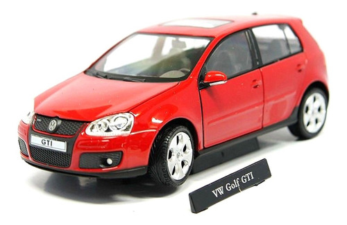 Miniatura Volkswagen Golf Gti Vermelho 1/24