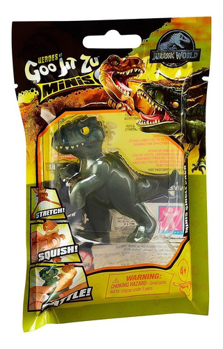 Muñeca elástica de 6 cm, Mini Giganotosaurus, Goo Jit Zu