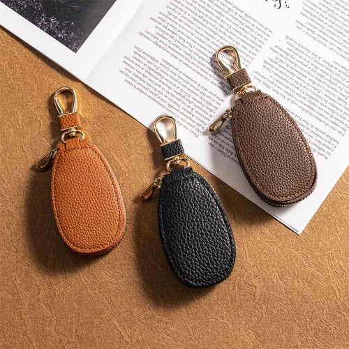 Funda Unisex De Piel Sintética Para Llavero De Bolsillo Para