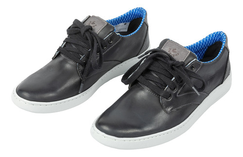 Zapatilla Gonzalo Urbana Cuero Negro Zurich