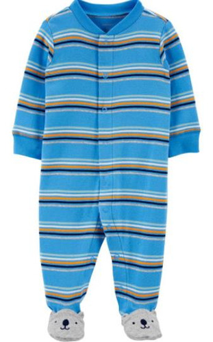 Body Con Pie Carters Algodon Rayas 6m Flaber