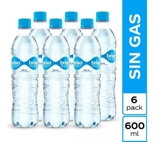 Agua Brisa Sin Gas 600ml X6 - mL