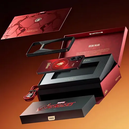 Xiaomi Poco X7 Pro 5g Iron Man Edition 12 GB de RAM vermelho 512