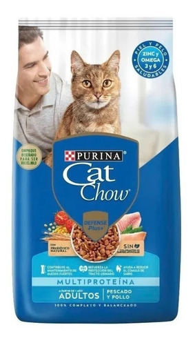 Cat Chow Gato Adulto Pescado Y Pollo 1kg Universal Pets