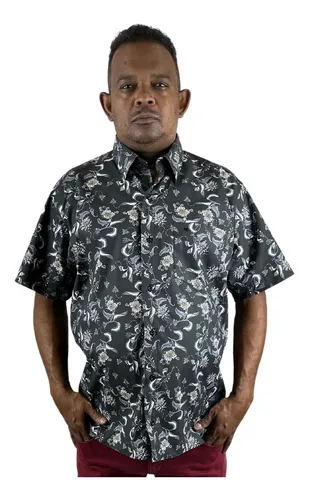 Camisa social hotsell manga curta florida