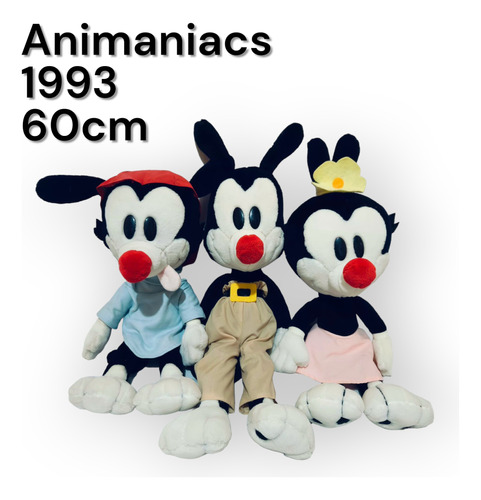 Animaniacs - Peluche Retro Vintage - Yako Wako Y Dot