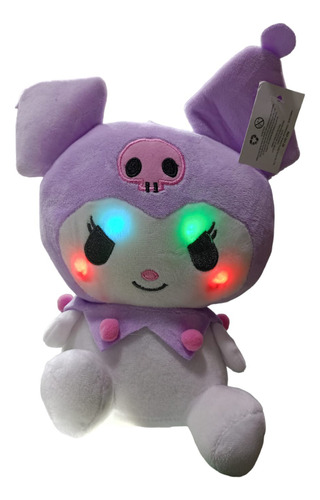 Peluche Kuromi Importado Luces Y Sonido 30 Cm 