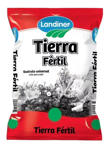 Sustrato Tierra Fertil 50 Lts Compost Pinocha Resaca Perlita