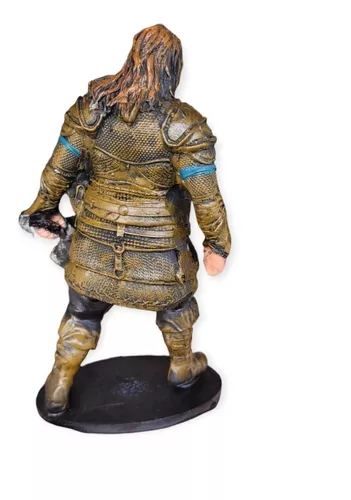 Boneco Thor God of War Ragnarok Colecionavel Estátua de Resina