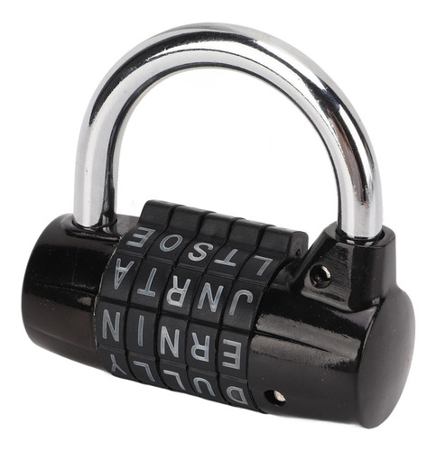Lockers Candado 5 Letras Candado Combinación Antirrobo Zinc