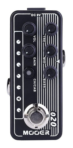 Mooer Guitarra Digital Micro Preamplificador (020 Blueno)