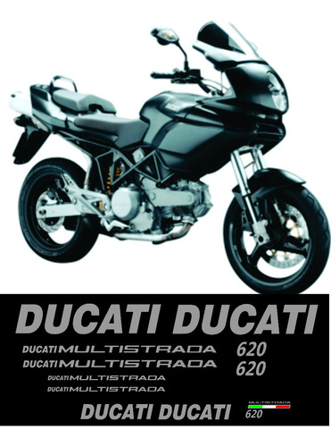 Kit Adesivos Compatível Multistrada 620 Dctmu62001