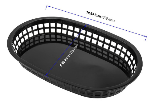 Kohand 24 Pack 11 X 7 Pulgadas Canasta De Comida Rápida De