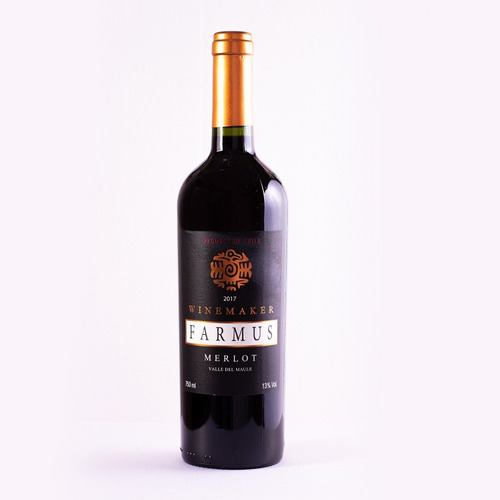 Vinho Tinto Chileno Farmus Reserva Merlot Winemaker 750 Ml