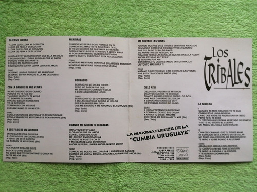 Imagen 3 de 4 de Eam Cdr Los Tribales En Concierto 2002 Cumbia Uruguaya Peru