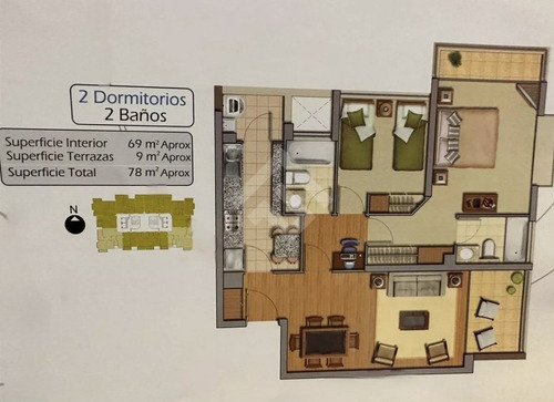 Departamento En Arriendo De 2d 2b 1e 1b En Ñuñoa