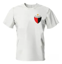 Comprar Remera Futbol Argentino Colon De Sf Escudo En Corazon Blanco