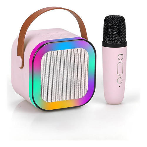 Mini Parlante Bluetooth Portátil Con 1 Micrófono De Karaoke