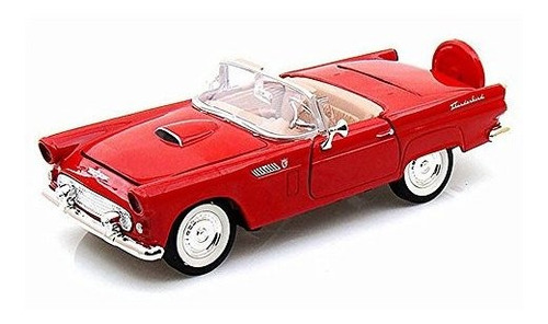 1956 Ford Thunderbird Convertible, Rojo - Motormax 73215 - C