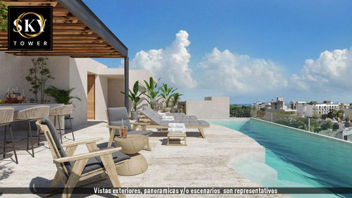 Departamento En Menesse Sky Tower, Playa Del Carmen  