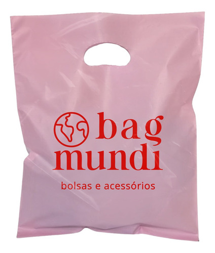 Sacola Plástica Personalizada 40x50, Espessura 0,12 500 Unid