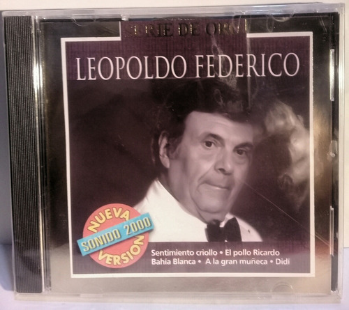Cd Leopoldo Federico (serie De Oro Sonido 2000) 