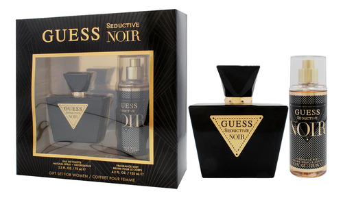 Conjunto De Presente Perfume Guess Seductive Noir Para Mulhe