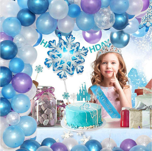 Globos Frozen Set De Arcos Decoracion Cumpleaños Para Fiesta