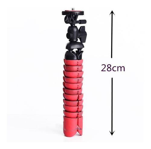 Tripé Aticulado Robusto Gorillapod Câmera + Suporte Celular 