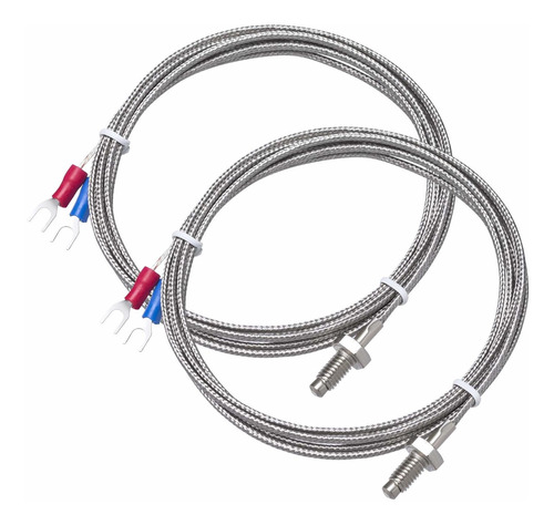 1 4  Sensor Temperatura Tornillo Tipo Termopar 6.6 Ft Cable