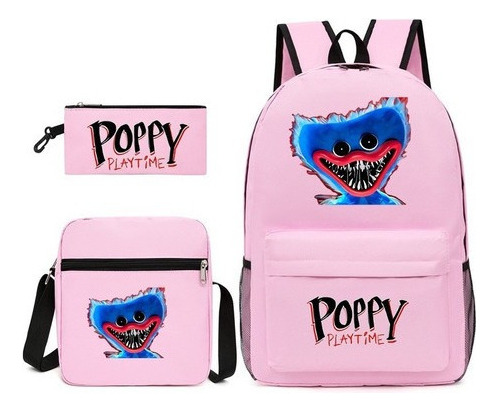 3 Unids/set Amapola Playtime Huggy Wuggy Mochila