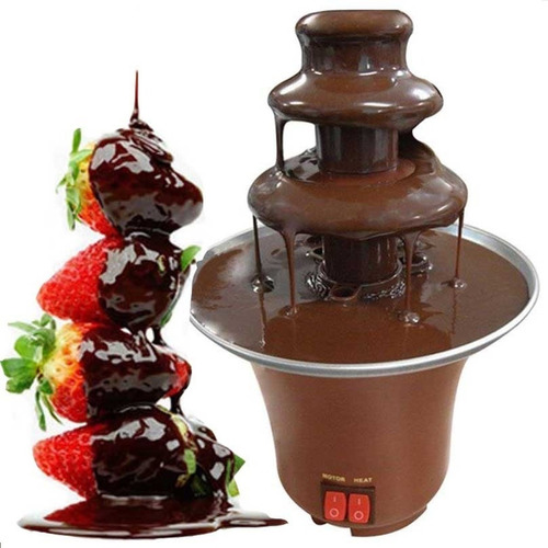 Mini máquina eléctrica en cascada para fondue de chocolate