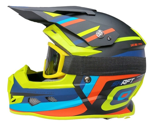 Cascos Shaft Mx33 Tipo Cross Excelentes Diseños. 