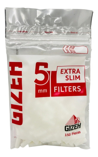 5 Filtros Gizeh Extra Slim 150u 5mm Loc.once