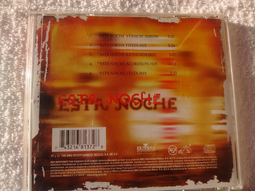 Kairo Esta Noche 5 Versiones Cd Maxisingle (Usado)