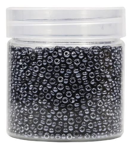 Balabead Perla Negra Opaca Color 3mm Perlas De Semilla Al...