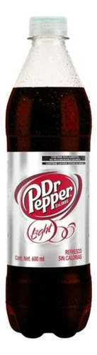 2 Pza Refresco Dr Pepper Light 600 Ml