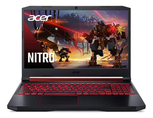 Notebookgamer  Acer Aspire Nitro 5 AN515-54 obsidian black 15.6", Intel Core i5 9300H  8GB de RAM 256GB SSD, NVIDIA GeForce GTX 1650 1920x1080px Windows 10 Home